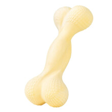 (D) TPR Dog Chew Toy Small Dogs Teething Bone Stain Resistant Dental Stick