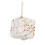 Shatterproof Christmas Tree Pendant White Ornament with 1
