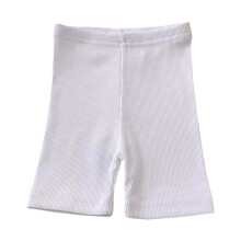 Girls' Secure Fit Shorts Solid Color 5 Inch White 18-24