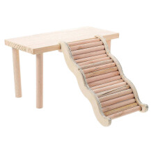 Hamster Climbing Ladder Wooden Hamster Ladder Toy for 1Set Pet Cage Supply