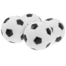 4-piece soccer ball chew toy set for pet dogs.