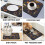 Coffee Drying Mat Mushroom Snails Design 19.5x12in 4