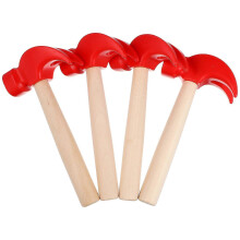 4Pcs Kids Hammer Toys Wooden Hammer Toys Simulated Hammer Playthings Kids Cognition Toys