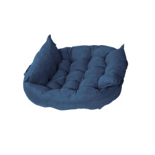 (Blue S) Soft Sofa Pet Cat Dog Bed Comfortable Warm Pet Bed Sleeping Bed Cushion Bed