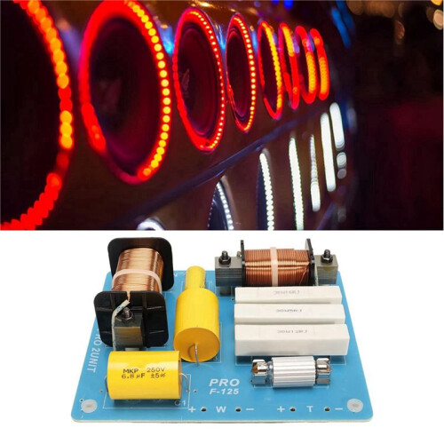 2X 2 Way Crossover 800W Maximum Professional Frequency Divider for Stage Conference Speaker