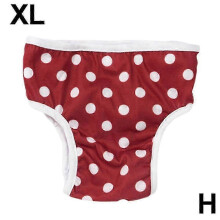 (Red XL) 2025 Physiological Pants for Dogs Pet Diapers Female Sanitary Pants Dog Wash