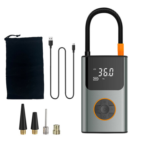 Wireless Portable Air Compressor with LED and USB Power