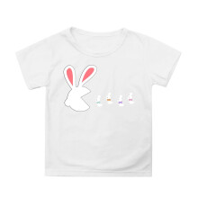 Kids Short Sleeve Solid Tee Petal Sleeve White 6-7 Years