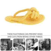 Durable Rope Slippers Cotton Chew Toys Teething Playing Training Game Teeth Cleaning Pet Toys for Small and Medium Dogs(Large)