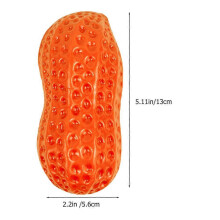 Dog Interactive Toys Chewing Toys 4Pcs Red Peanut Simulation Toy for Pets