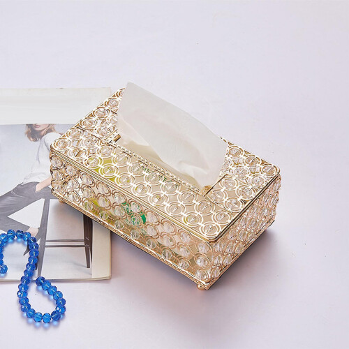 Tissue Box Decorative Accessories Napkin Holder for Desktop Car Decoration 2