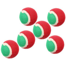 6pcs Tennis Balls for Dogs Bouncy Balls Pets Tennis Balls Dog Chewing Ball Small Puppy Teething Toy