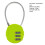 Zinc Alloy Combination Luggage Lock 3-Digit 8