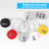 Zinc Alloy Combination Luggage Lock 3-Digit 4