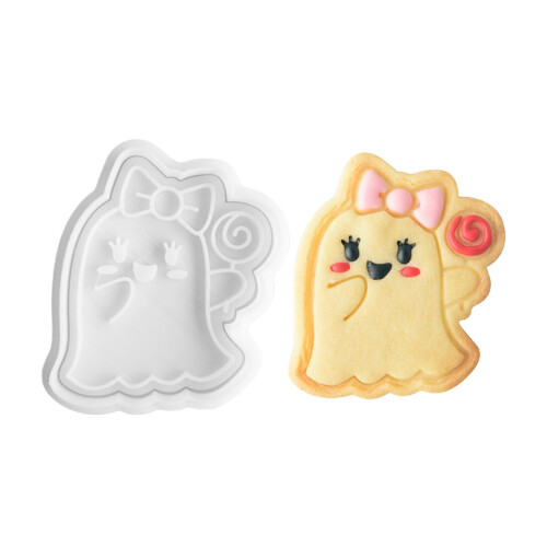 Halloween Cookie Molds Pumpkin Ghost Hat Shapes 6 pcs