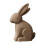 Easter Wooden Rabbit Figurine Home Decor 1PC 1