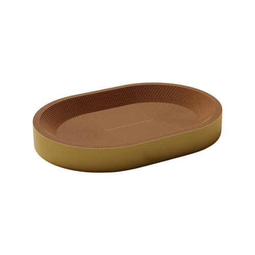 Oval Cat Scratcher Bed Cardboard 1 piece 1