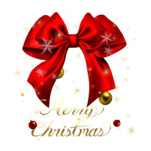 Christmas Window Clings Bow and Snowflake Decals