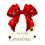 Christmas Window Clings Bow and Snowflake Decals 1