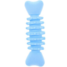 Dog Toy Aggressive Chewer Puppy Teething Toy for Pets 3Pcs Blue Tpr Material