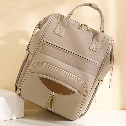 Diaper Bag Multi-Functional Large Capacity Khaki 2