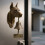 Retro Dog Doorbell Clock Wall-Mounted Decorative Bell for 5