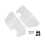 4x per GS1200 R1200GS 2004-2012 Parabrezza Laterale Parabrezza Parabrezza per - R1200GS ADV 2004-2012 Trasparente 2