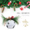 Jingle Bell Ornament White Iron 1 Piece 3
