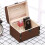 Classical Wooden Treasure Chest Savings Box for Children 6