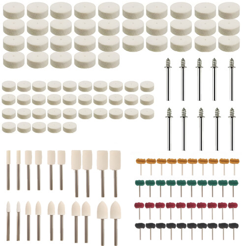 Polishing Kit for Dremel 140 PCS with Buffing Wheels and