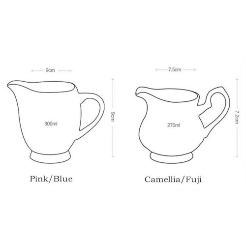 Bone China Milk Pitcher Coffee Tea Set Ceramic 1 Piece 1