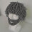 Knitted Beard Hat Grey Winter Cold Cap 6