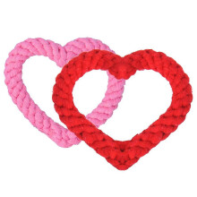 Puppy Chew Toy Heart Shaped Squeaky Toy for 3Pairs Fun Interactive