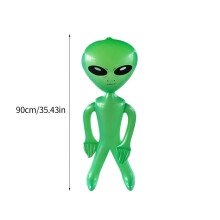 Figurine extraterrestre gonflable en PVC pour décoration d'Halloween