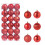 Boules de Noël décoratives 30 mm incassables, lot de 36 1