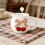 Κούπα καφέ Bow Cherry από πορσελάνη 11,5oz λευκή κεραμική 1