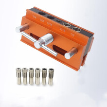 Self-Centering Hole Punch Locator Set with Doweling Jig