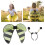 Bees Wing with Headband Set Butterfly Wing-Headband included 4