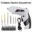 Foldable Electric Screwdriver with 16 Bits USB Rechargeable 8