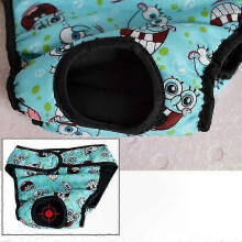 (XS, Blue) Reusable Washable Dog Diapers for Female Pets Menstruation Underwear Sanitary Pants for Large Dogs