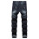 Men's Black Stretch Bootcut Jeans Relaxed Fit 3