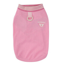 (XXL, Pink) Cute Sleeveless Dog Clothes – with D Ring & Breathable – for Small Medium Dogs Cats Summer T-Shirt