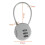Zinc Alloy Combination Luggage Lock 3-Digit 6