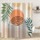 Κουρτίνα μπάνιου Mid-Century Abstract Boho Arch Sun Leaf 1