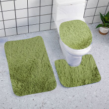 Ensemble de tapis de bain ultra doux, absorbant et antidérapant (3 pièces)