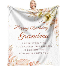 Coperta per il compleanno della nonna, 60x50 pollici