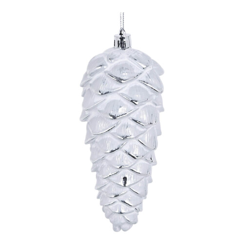 Décorations de pommes de pin incassables, grand format, lot de 2