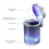 LED Car Ashtray with Lid Portable Mini Trash Can 3