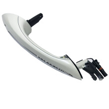 51217276243 Front Left Exterior Door Handle For- 5 / 6 / 7 Series F07 F10 F11 F06 F12 F13 F01 F02 F03 F04(White)