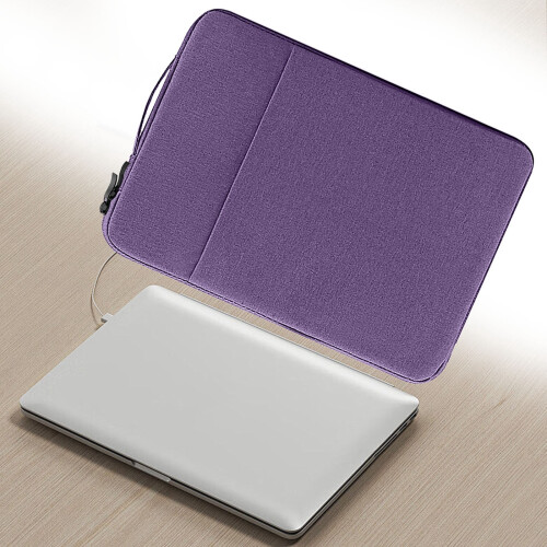 Laptoptasche 15,6 Zoll, Leinenstoff, wasserabweisend 2
